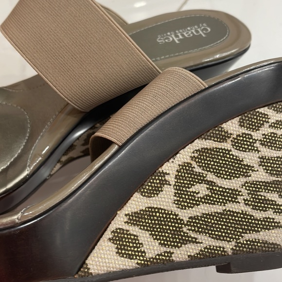 NWOT Charles by Charles David strappy slip on wedge - Picture 5 of 5